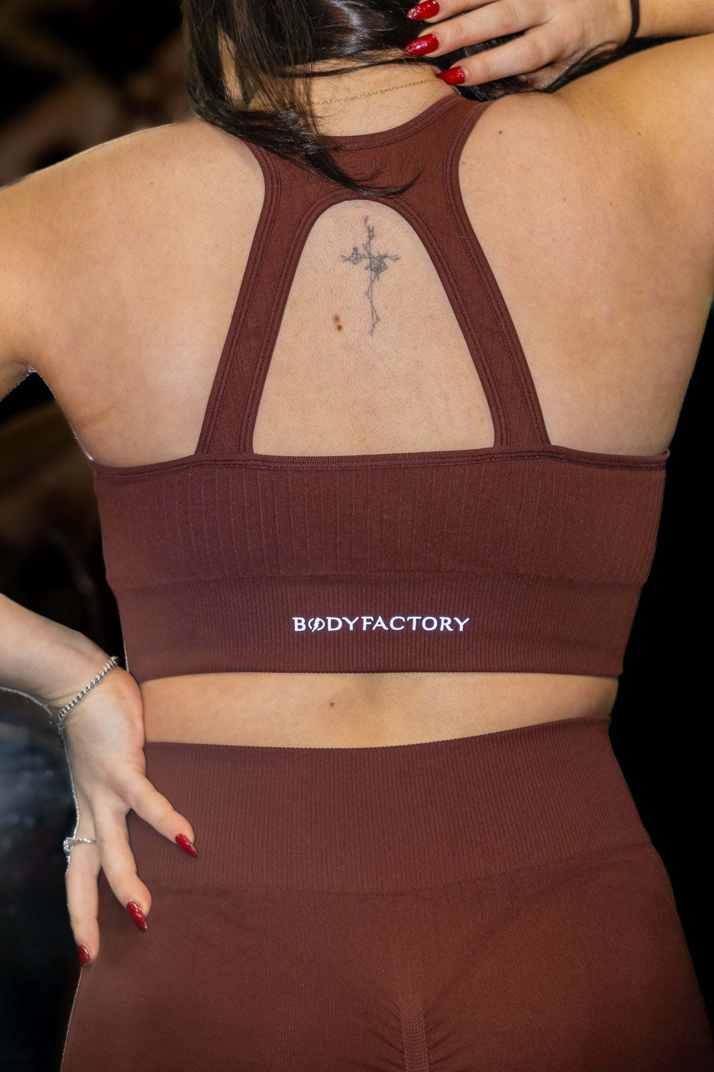 Isabel Seamless Racer sports bra