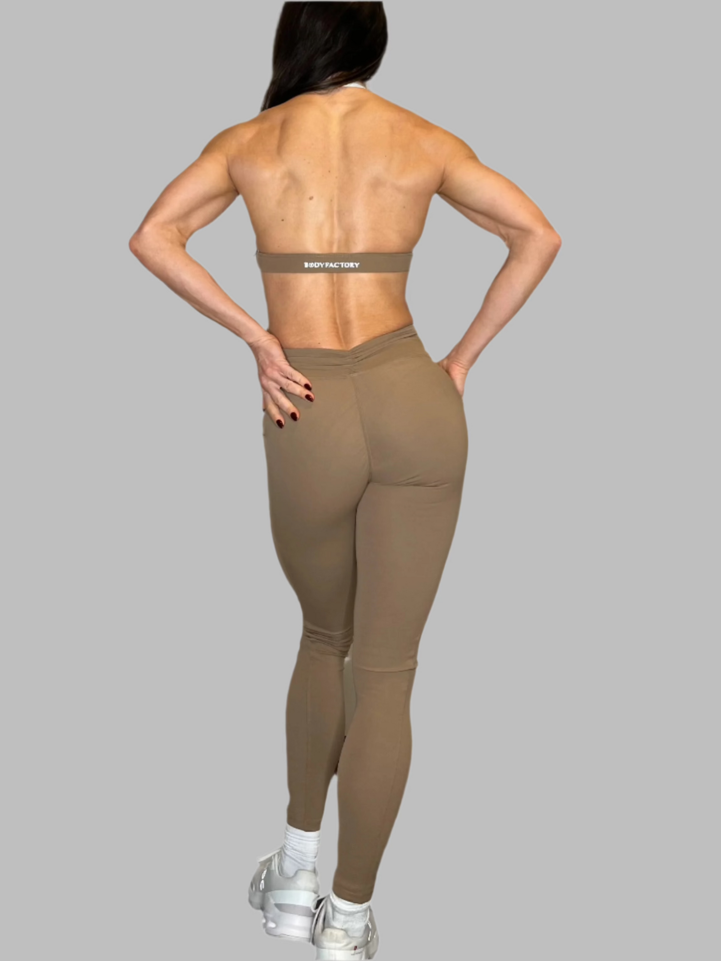 Veronica Contrast backless top